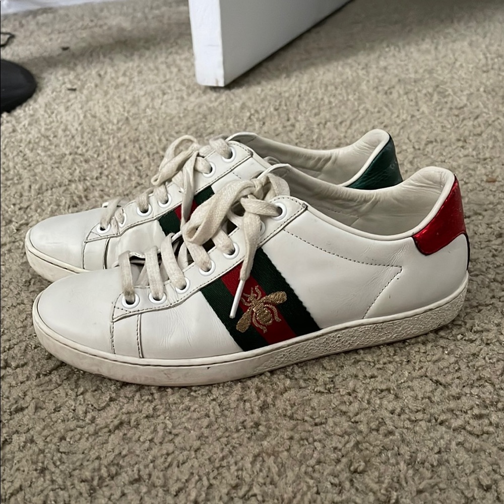 GUCCI WOMENS ACE SNEAKERS SIZE 6 EU 36